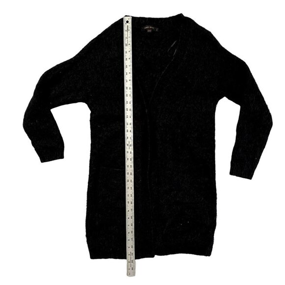 Love Tree | Fuzzy Cardigan Sweater | Dark Blue | Size: Small - Picture 11 of 11